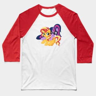 Sunset and Twilight cuddling 2023 Baseball T-Shirt